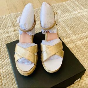J Crew NIB wedge sandals